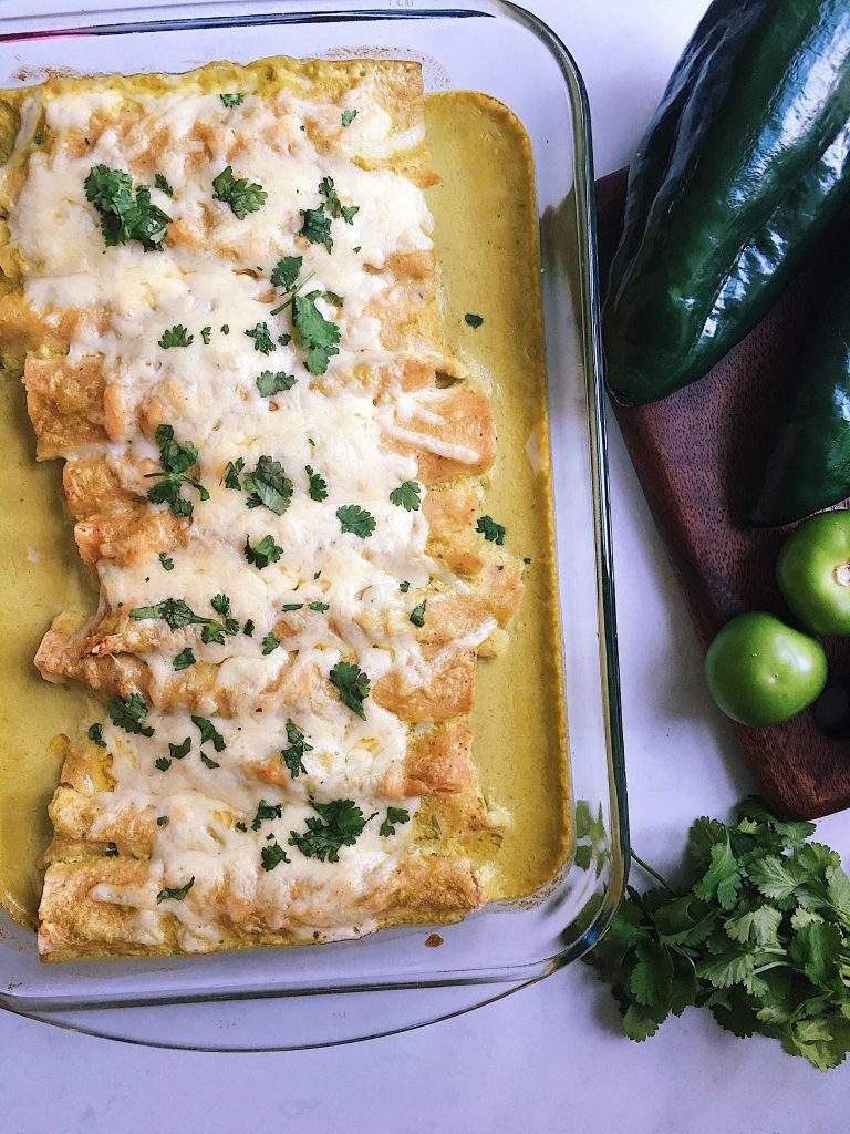 Enchiladas Suizas (Swiss Enchiladas) mexican food memories
