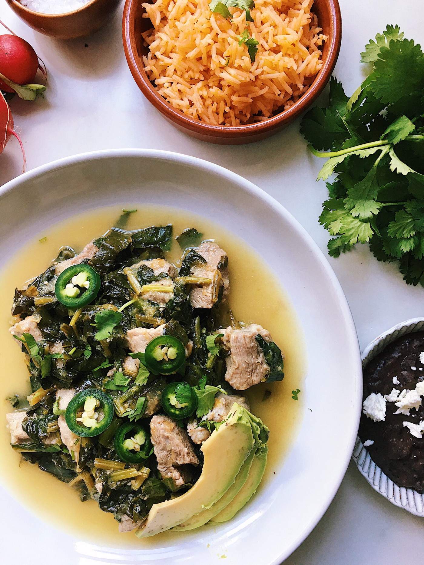 Puerco en Salsa Verde (Pork in a Green Sauce) Mexican Food Memories